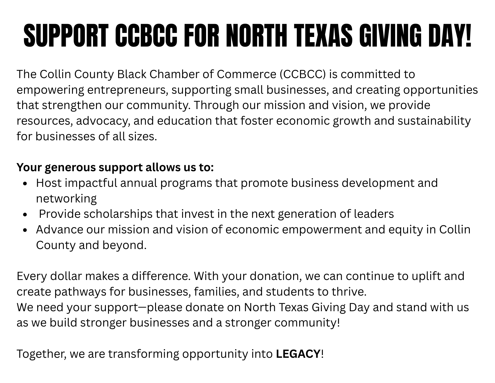 Support Text
